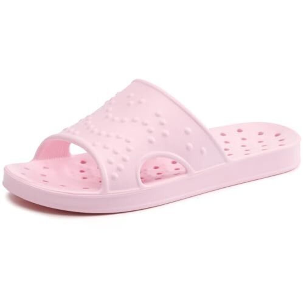 SHEVALUES SHOWER SHOES FOR WOMEN WITH ARCH SUPPORT QUICK DRYING POOL SLIDES LIGH